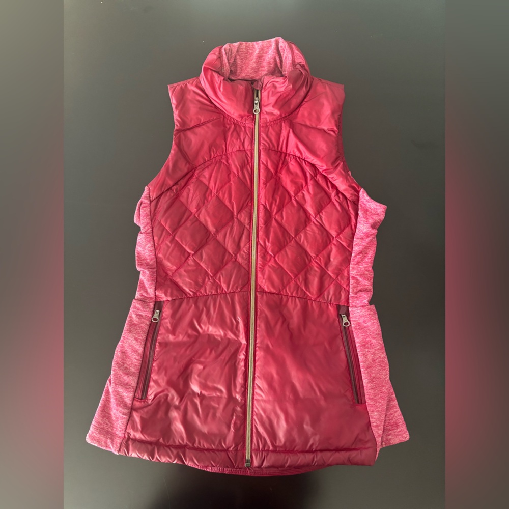 lululemon athletica Red Puffer Vest